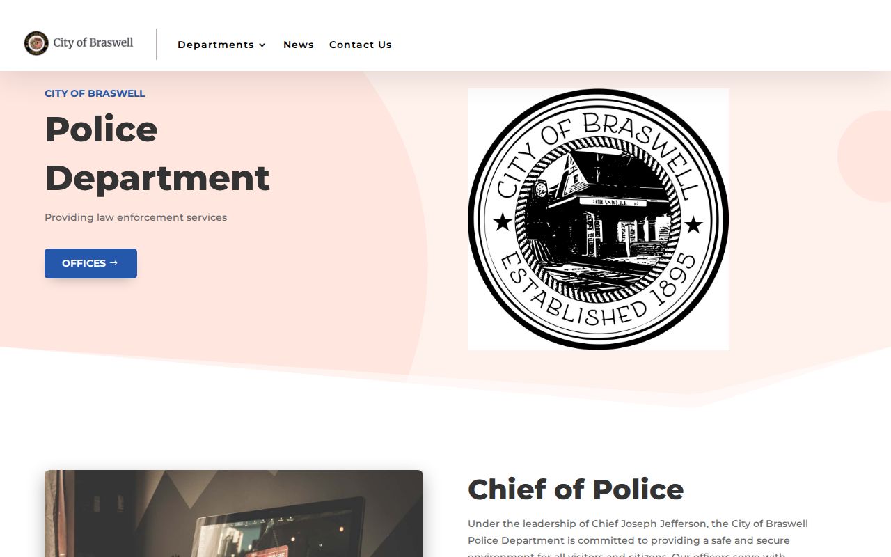 Braswell Police Department criminal record channel