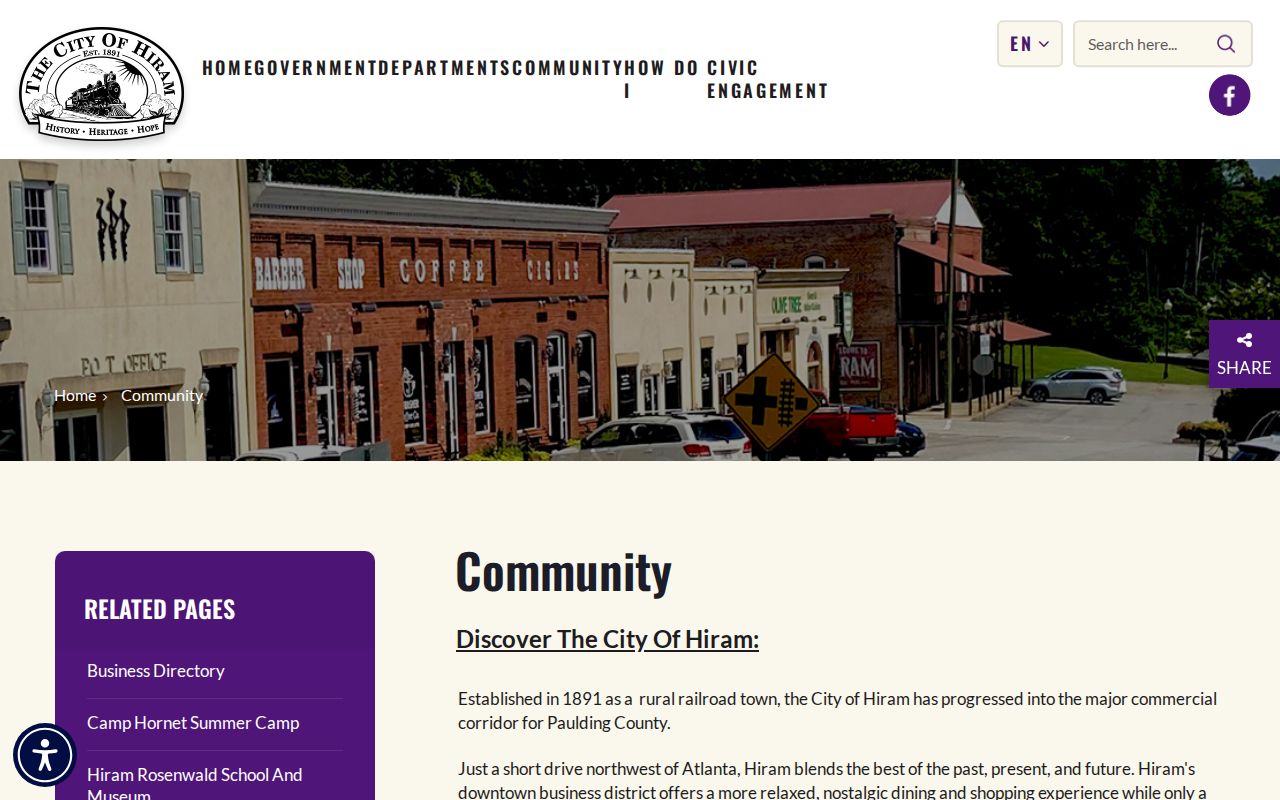 Hiram community context for city criminal records