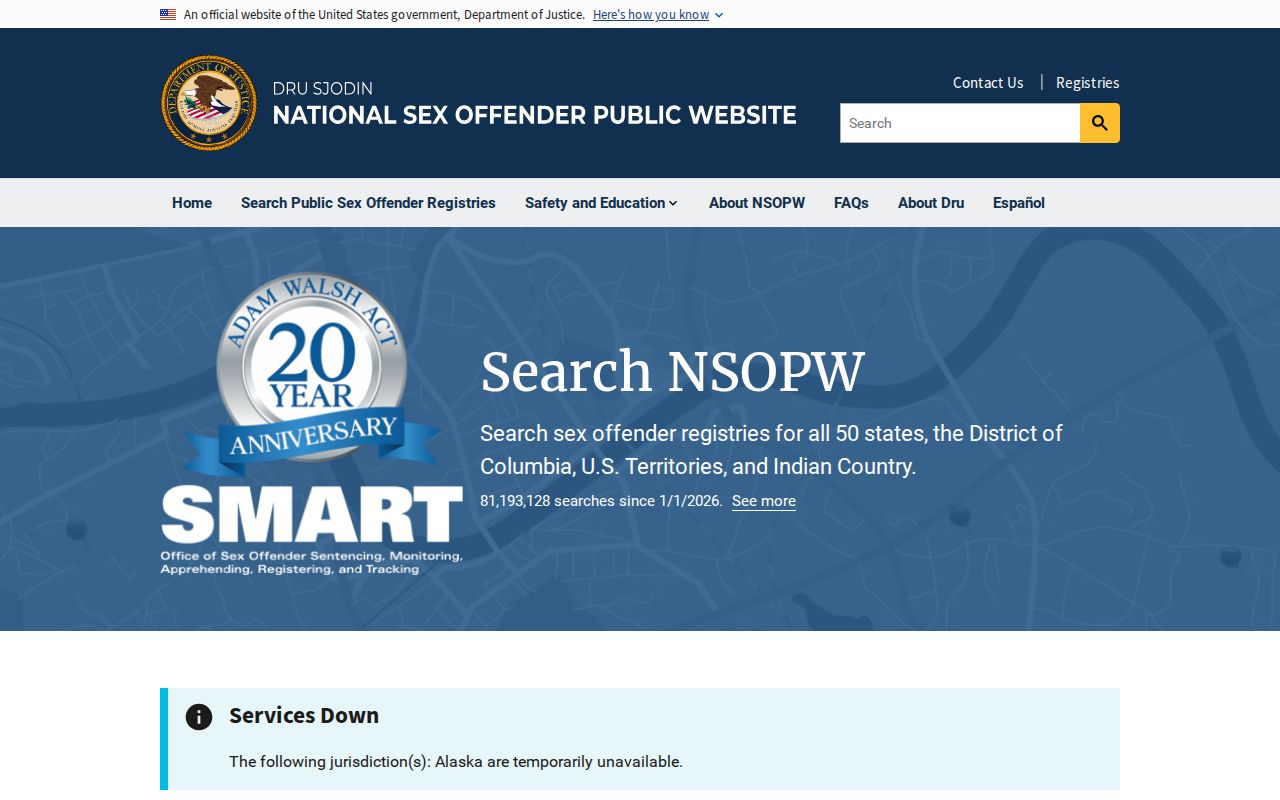 National search layer for a Paulding County sex offender lookup